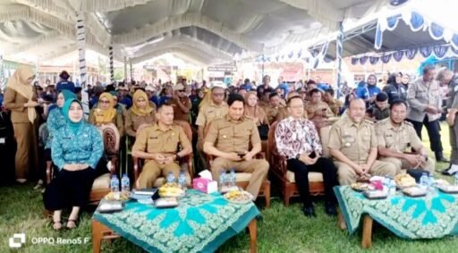 Bupati Lucky Hakim Meresmikan Pencanangan BBGRM di Desa Kedokan Agung