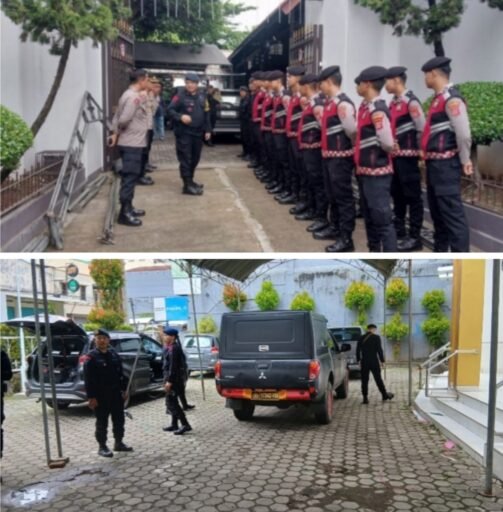 Pastikan Ibadah Natal Aman, Unit Jibom Gegana Brimob Sterilisasi Gereja di Indramayu