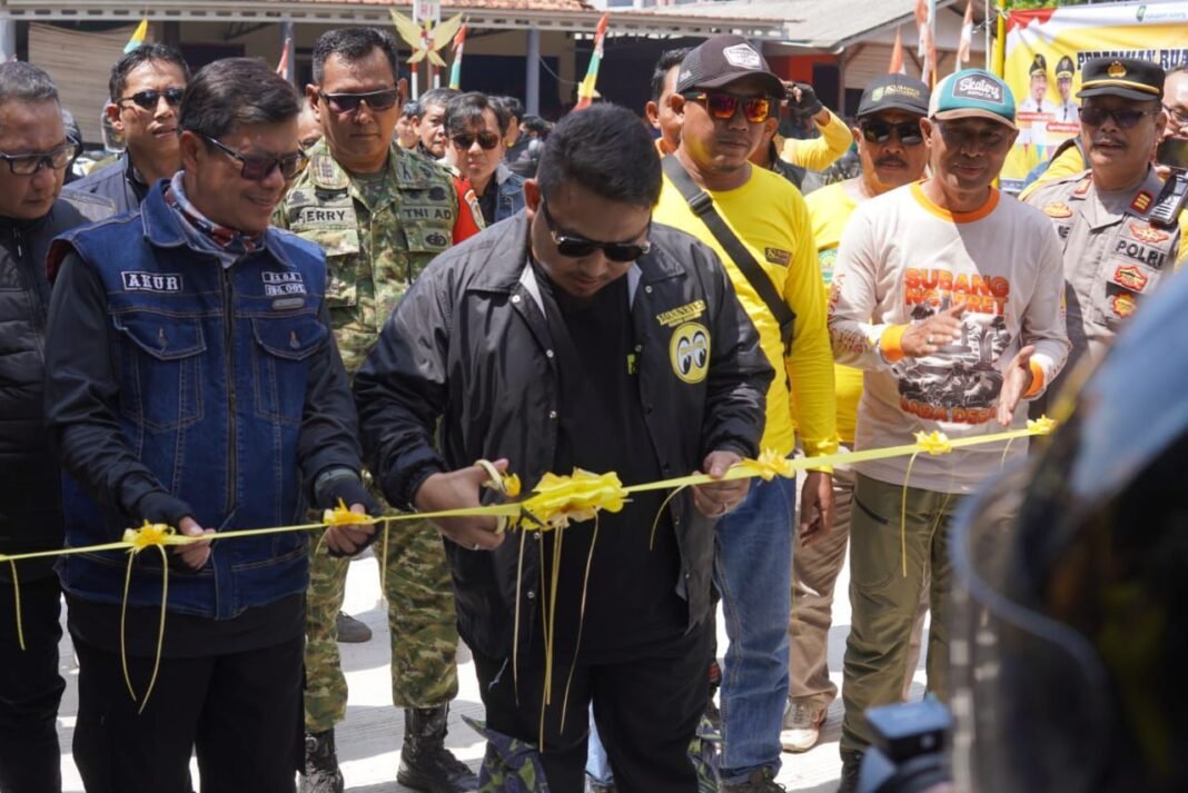Resmikan Jalan kawunganten -Dan Sidangsari Bupati Subang Jalan Vital Bagi Perekonomian warga