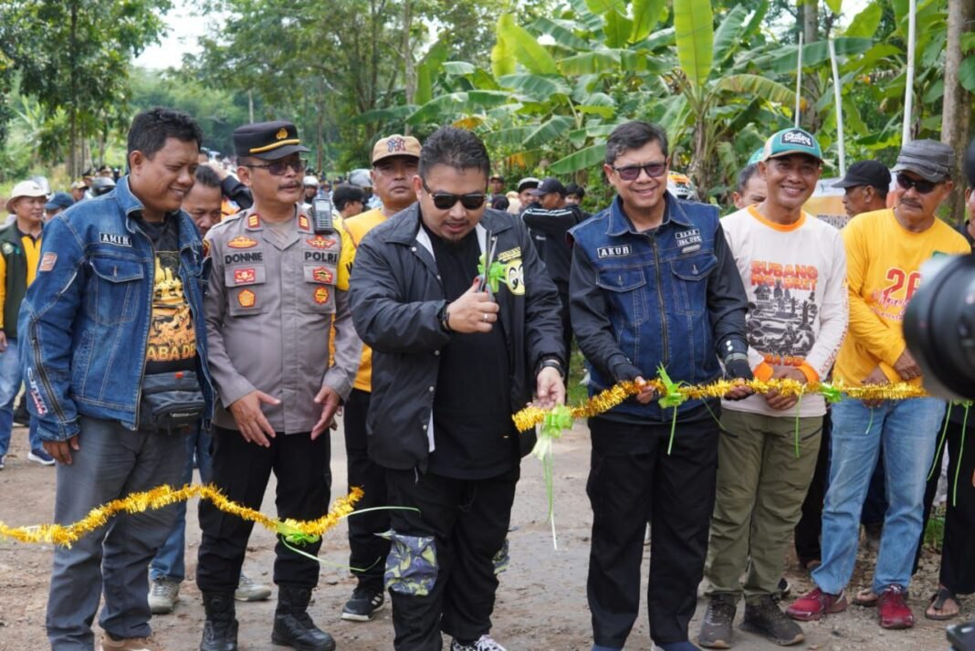 Dalam Kegiatan Saba Desa Bupati Subang Remiskan 2 Ruas Jalan kabupaten