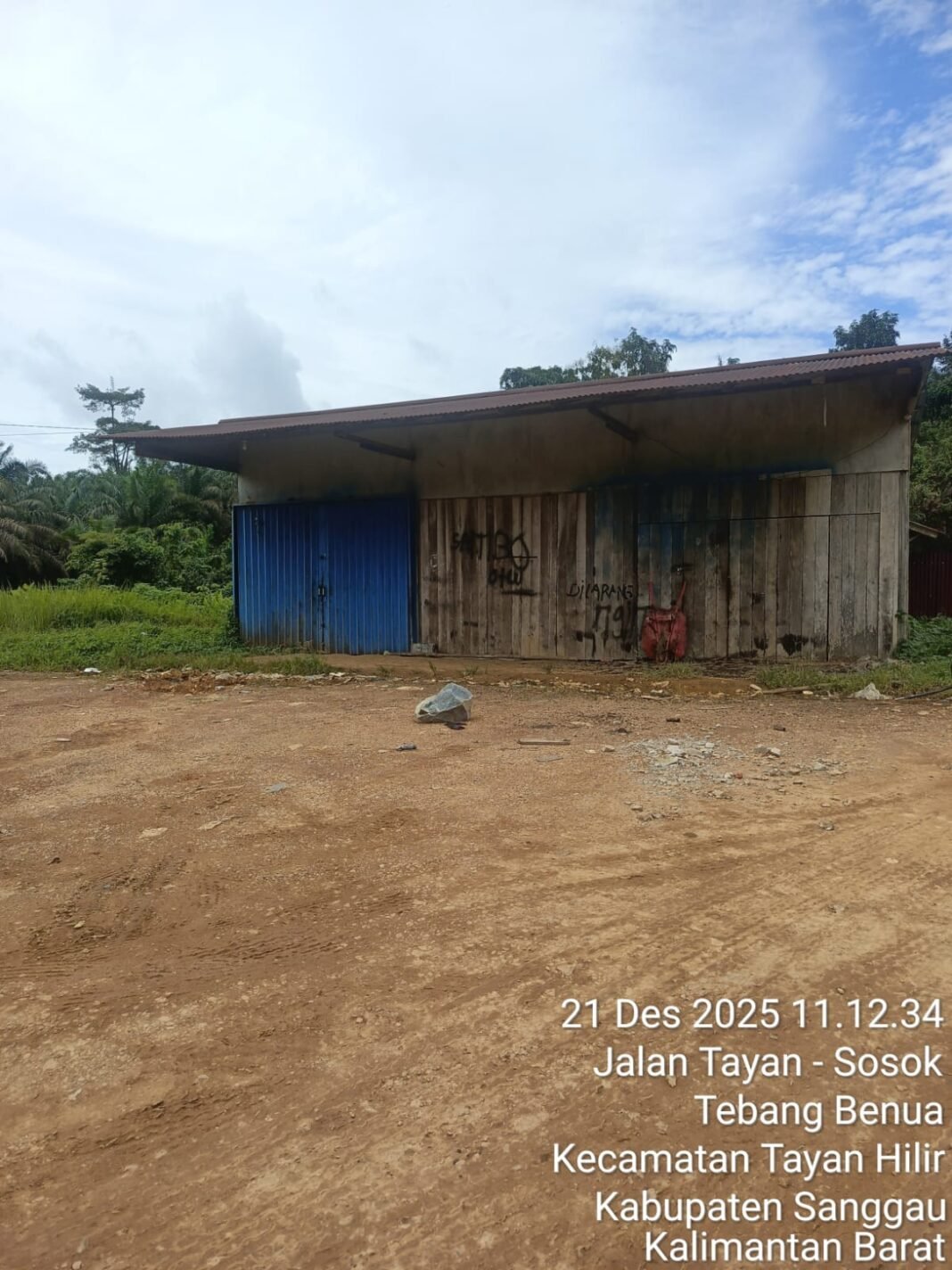 Klarifikasi terkait dugaan gudang CPO Ilegal di Desa Tebang Banua