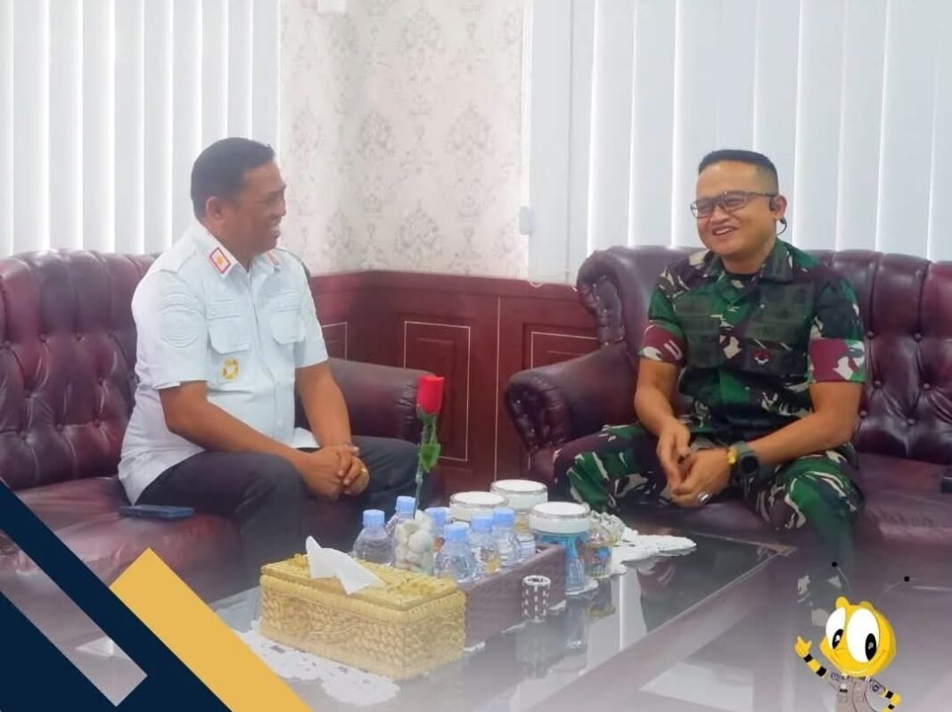 Sambut Kunjungan Kalapas Kayu Agung, Dandim Gunawan Serukan Dialog Konstruktif, Pererat Hubungan Kelembagaan*