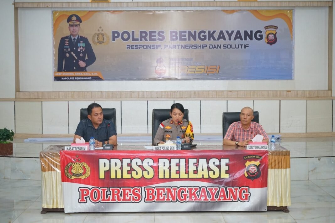 Polres Bengkayang Ungkap 179 Kasus Sepanjang 2025, Kejahatan Persetubuhan dan Narkoba Dominasi