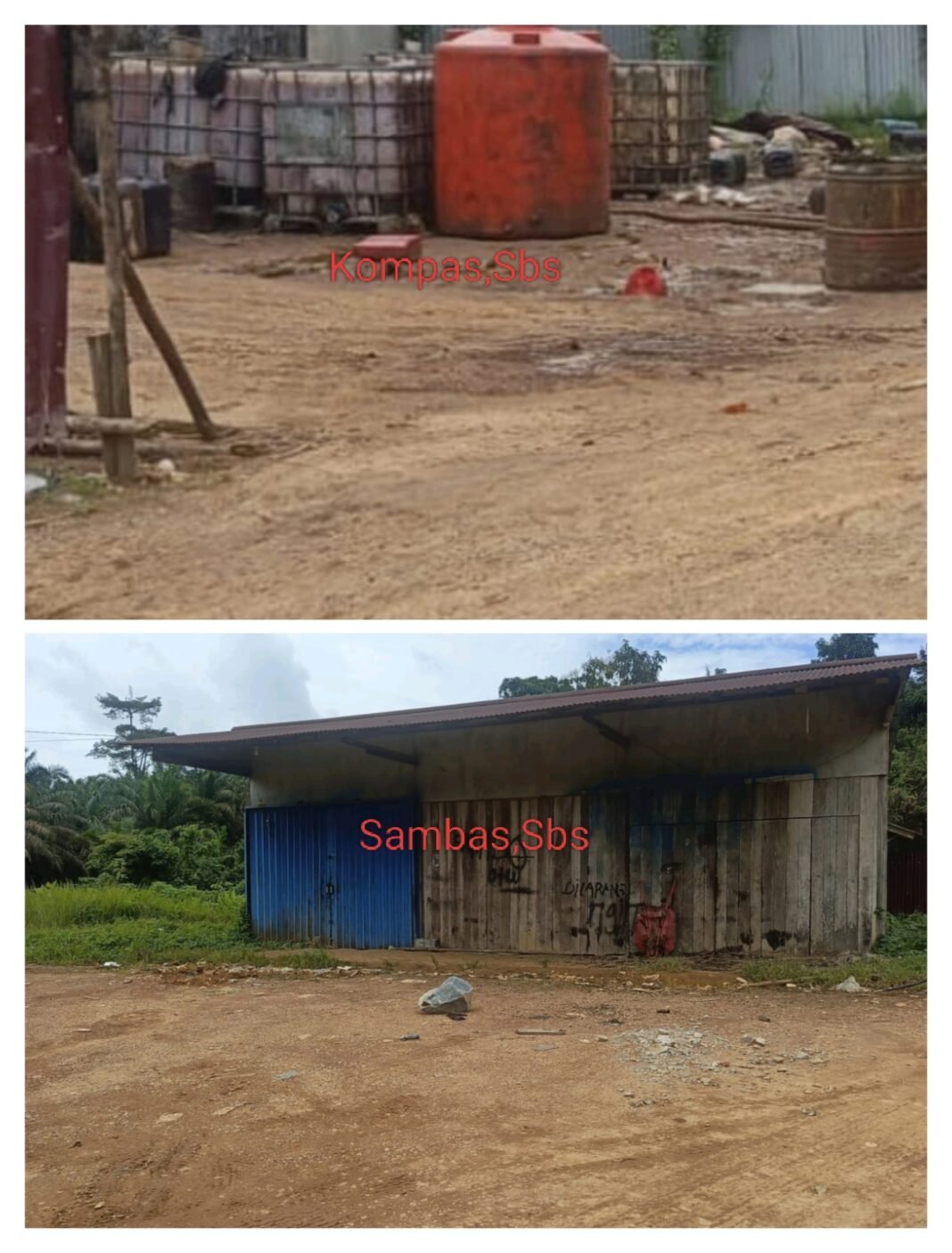 Gudang CPO Ilegal Desa Tebang Banua : Masyarakat Pinta Pemkab Dan Polda Kalbar Ambil Tindakan.