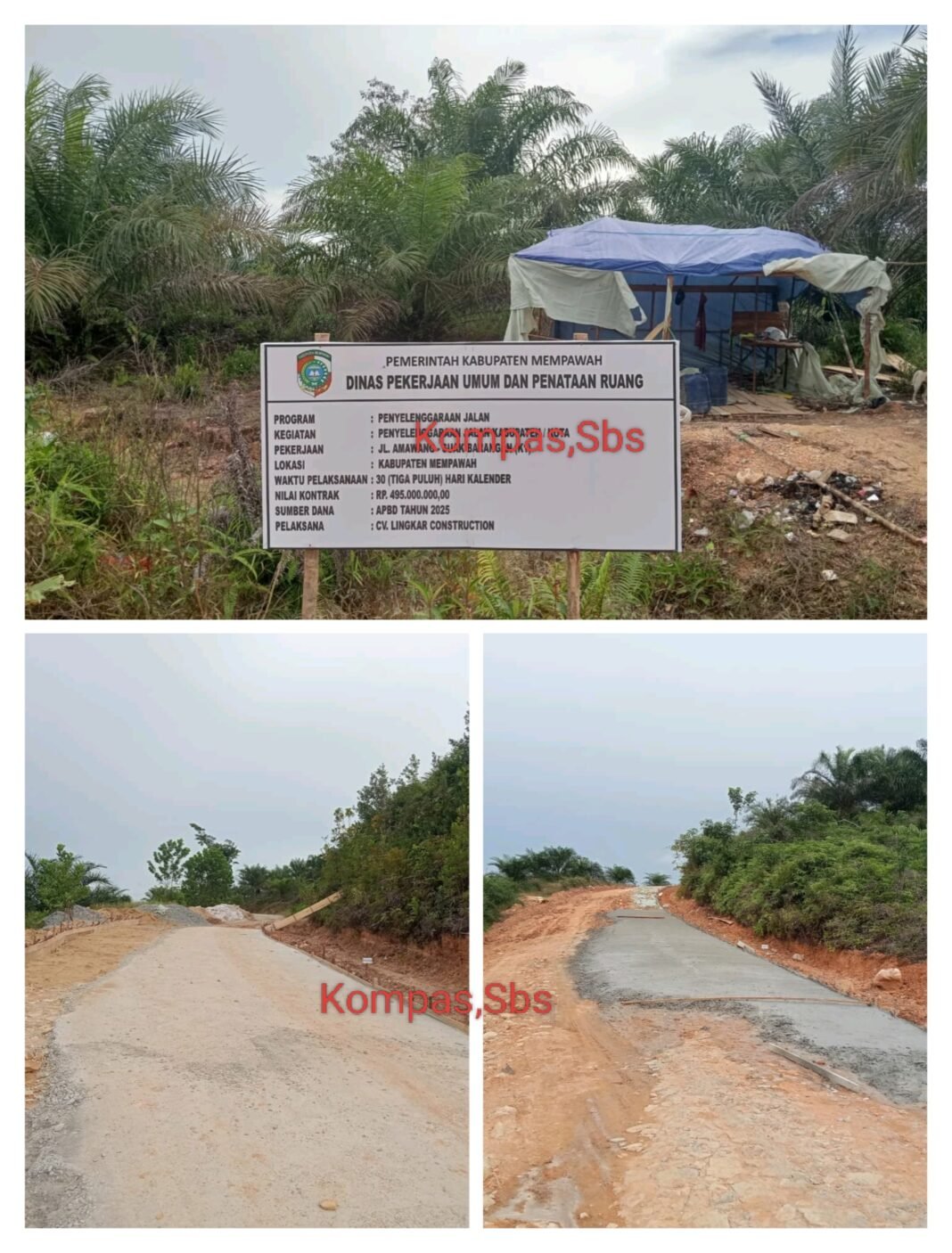 Proyek Jalan Rabat Beton Mempawah : Mutu Jauh, Kontraktor Gemuk, PPK Sehat.