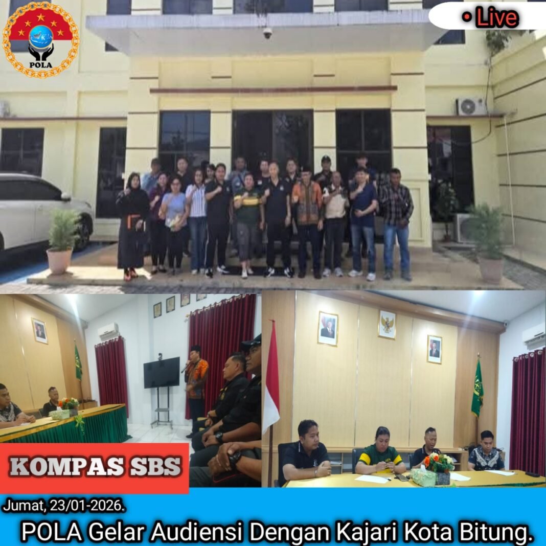 POLA Gelar Audiensi Dengan Kajari Kota Bitung, Ini Kata Puboksa Hutahean.