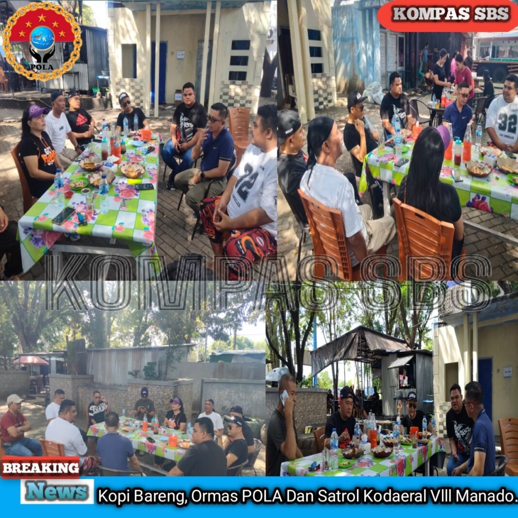 Pola Kota Bitung Dan Satrol Kodaeral Vlll Manado Gelar Ngopi Bareng, Ini Yang Di Bahas.