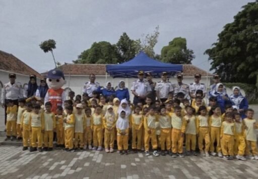 Serunya Belajar Lalu Lintas, Dishub Indramayu Kenalkan SALUD ke Anak TK