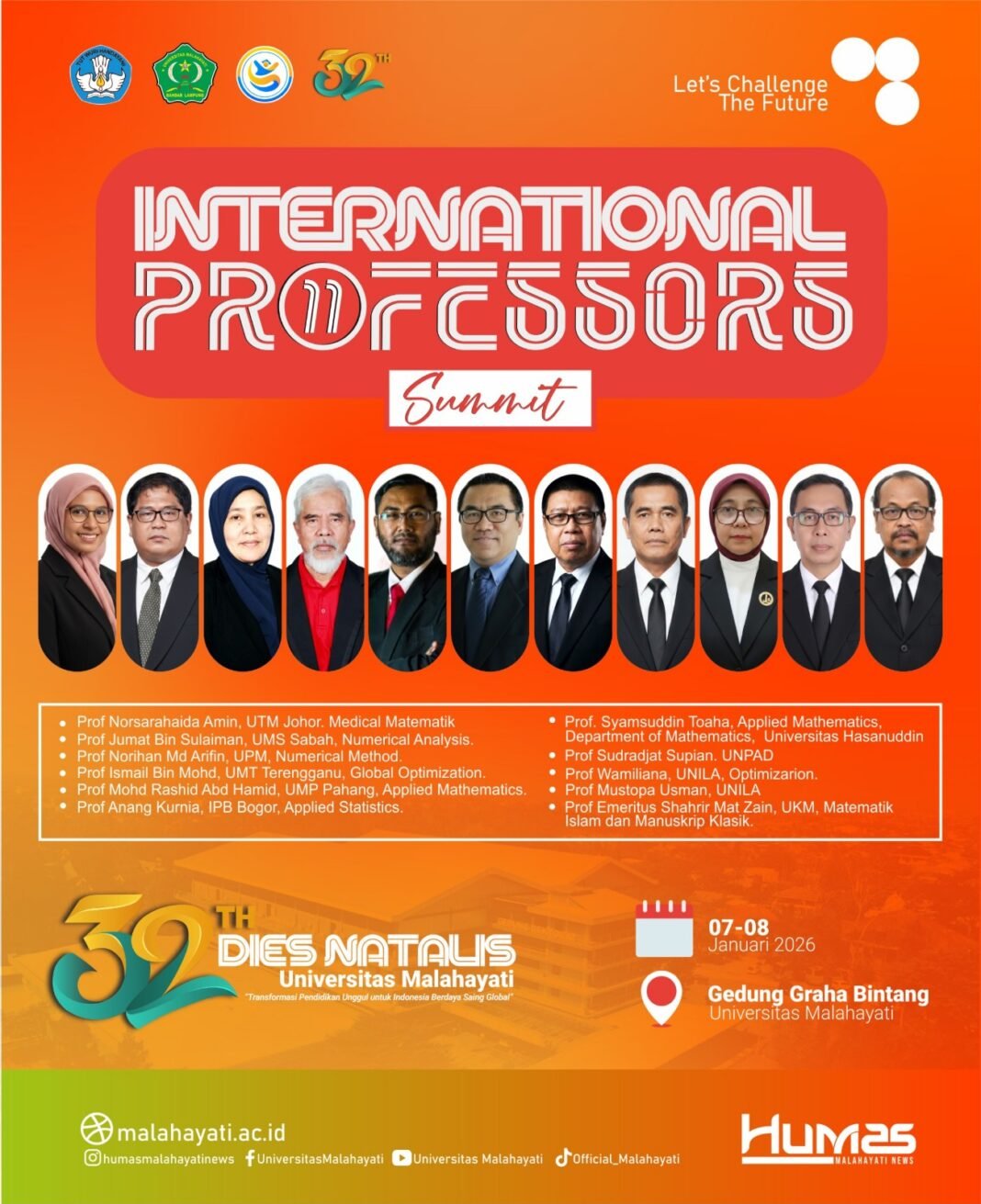 “Universitas Malahayati Gelar International Professors Summit”