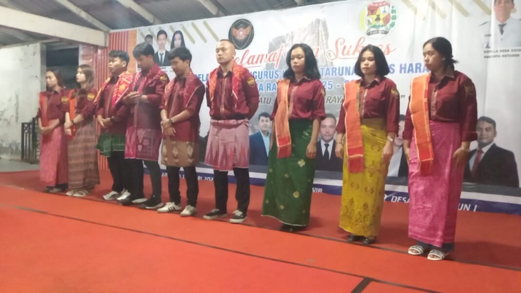 Kepengurusan Karang Taruna Tunas Harapan Desa Raya Kecamatan Berastagi Periode 2025-2029 di Lantik