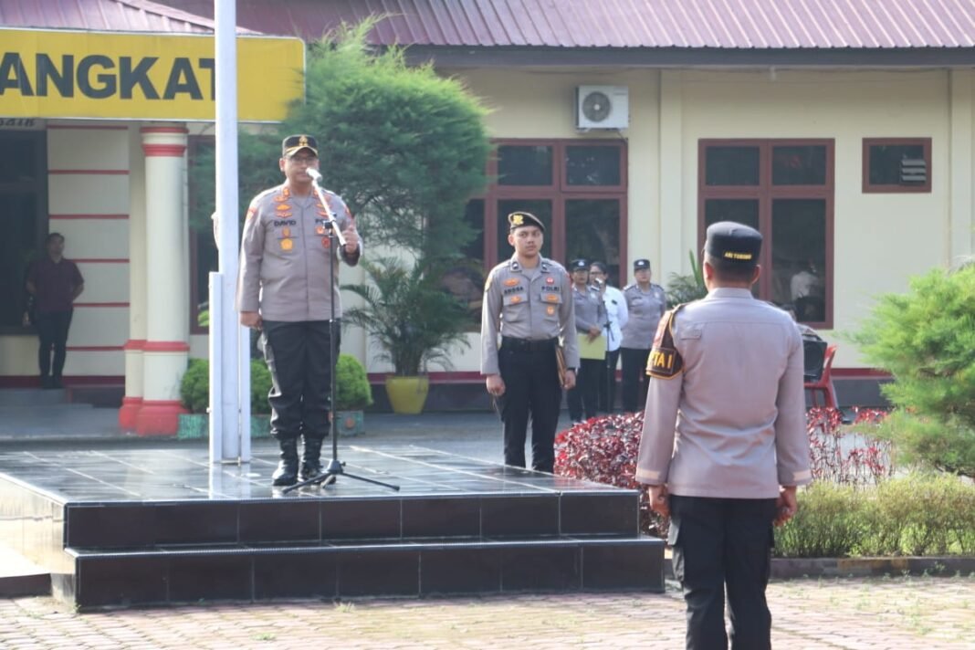 Kapolres Langkat Tekankan Integritas, Disiplin, dan Peningkatan Kinerja Personel