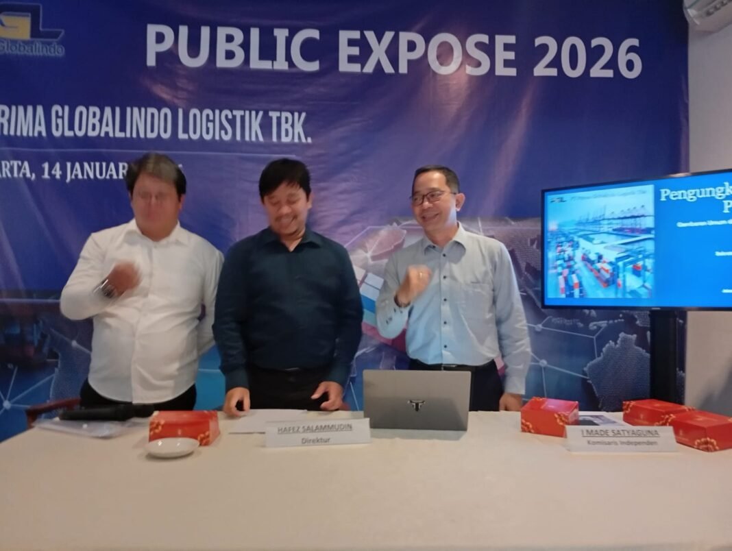 PT Prima Globalindo Logistik Tbk Tegaskan Tidak Ada Informasi Material Dalam Public Expose Insidentil