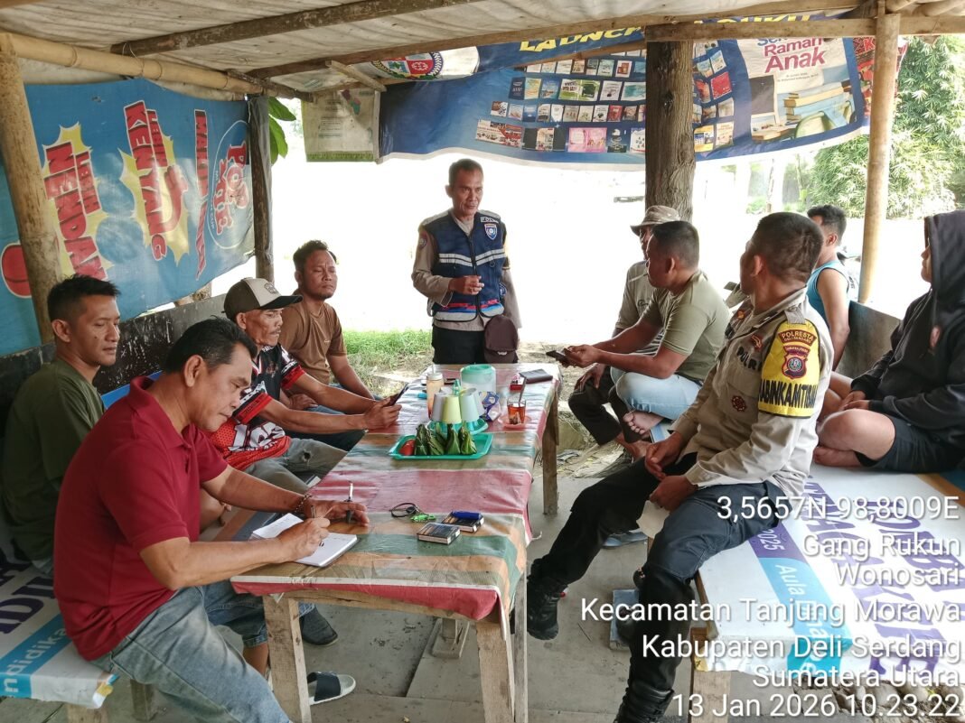 Wujudkan Kamtibmas Kondusif, Polsek Tanjung Morawa Tingkatkan Patroli di Wilkumnya