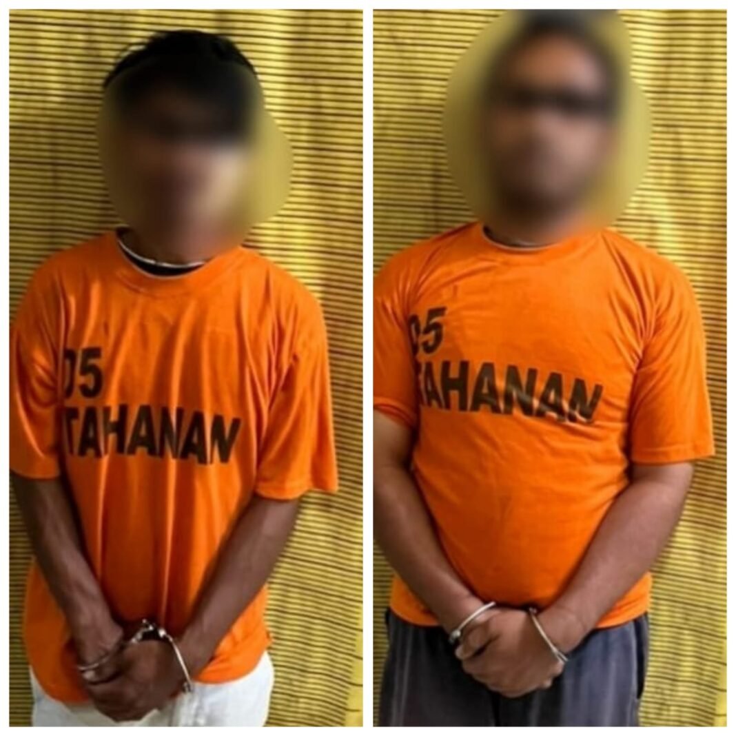 Meresahkan Dikampung Sendiri, Dua Pria Digelandang ke Polres Binjai