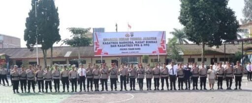 Kapolres Karo Pimpin Sertijab ! AKP Jonny H Pardede Kasat Narkoba, AKP Taruli Silalahi Kasat Binmas