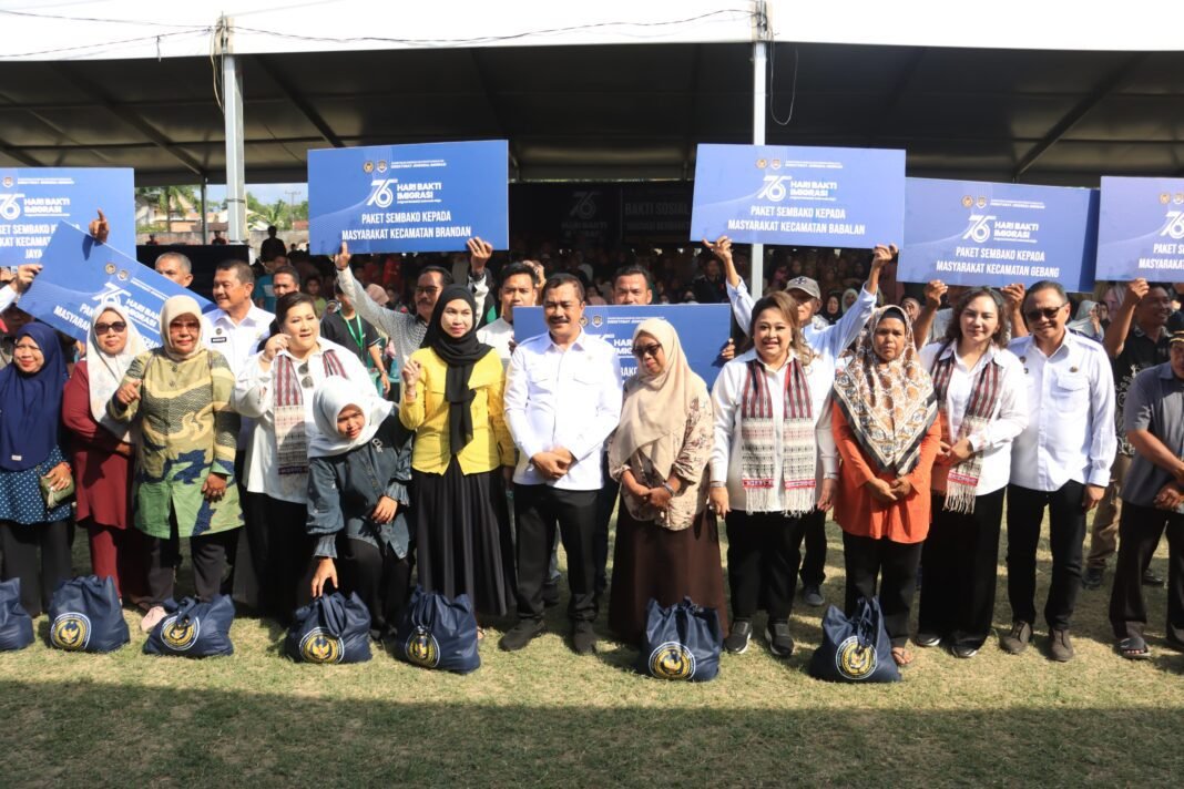 Polres Langkat Amankan Kunjungan Kerja Menteri Imigrasi dan Pemasyarakatan RI di Tanjung Pura