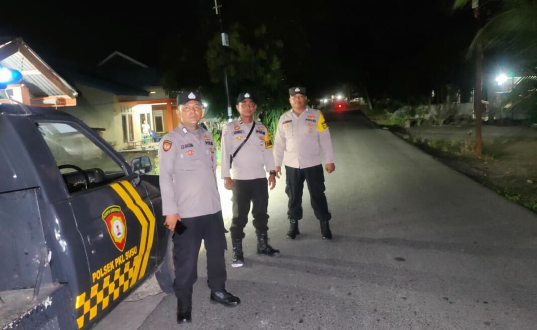 Polsek Pangkalan Susu Intensifkan Patroli Rutin, Antisipasi Gangguan Kamtibmas di Wilayah Rawan