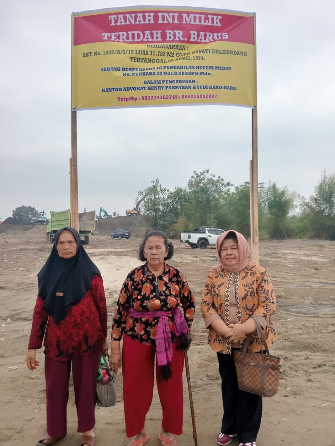 Sekolah rakyat dibangun diatas lahan” Sengketa “, ahli waris menangis tak dapat kompensasi