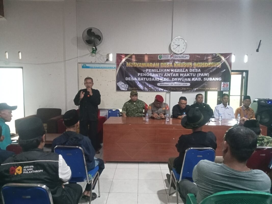 Pemdes Desa Batusari Dawuan Sekses Gelar Pemilihan Kepala Desa PAW