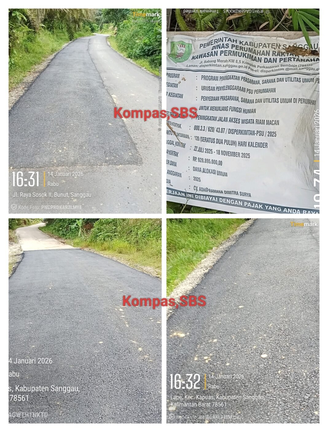 Bupati Lemah Dan Kurang Aktif. Proyek Jalan Ke Riam Tidak Sesuai Harapan
