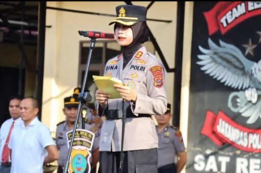 Kapolres Tebing Tinggi Pimpin Sertijab Kabag SDM dan Kasat Lantas