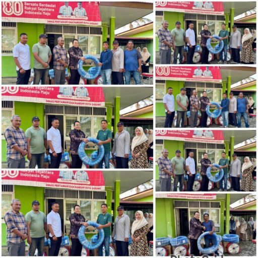 Pertani Sabang Terima Bantuan Pompa air : Walikota : Manfaatkan Secara Optimal | Kompas.SBS.-News