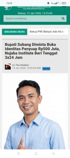 Misteri Hilangnya Bupati Subang Dugaan Suap Rp 500Juta Memasuki Babak Serius