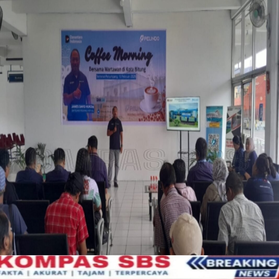 Erat Silahturahmi, General Manajer Pelindo 4 Bitung Lakukan Coffe Morning Bersama Wartawan.