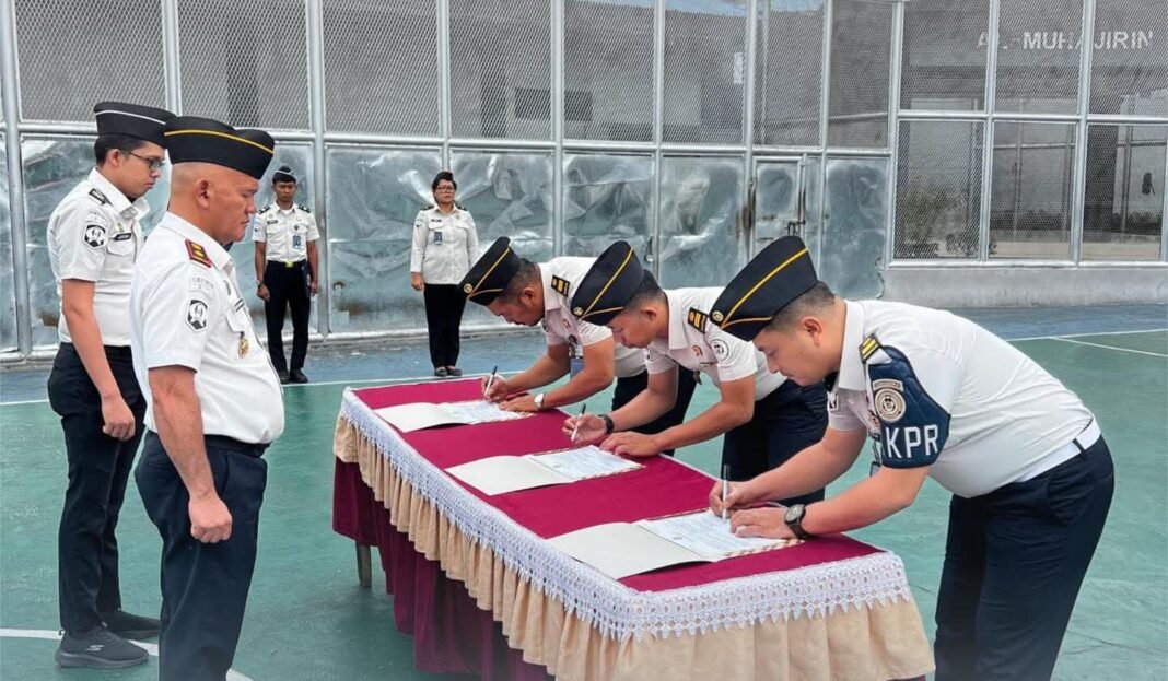 Rutan Kelas IIB Kabanjahe Teken Komitmen Bersama Pembangunan Zona Integritas dan Fakta Integritas”