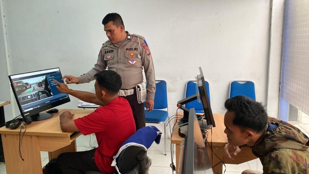 Polantas Menyapa, Satlantas Polres Langkat Perkuat Pelayanan SIM dan Samsat yang Humanis