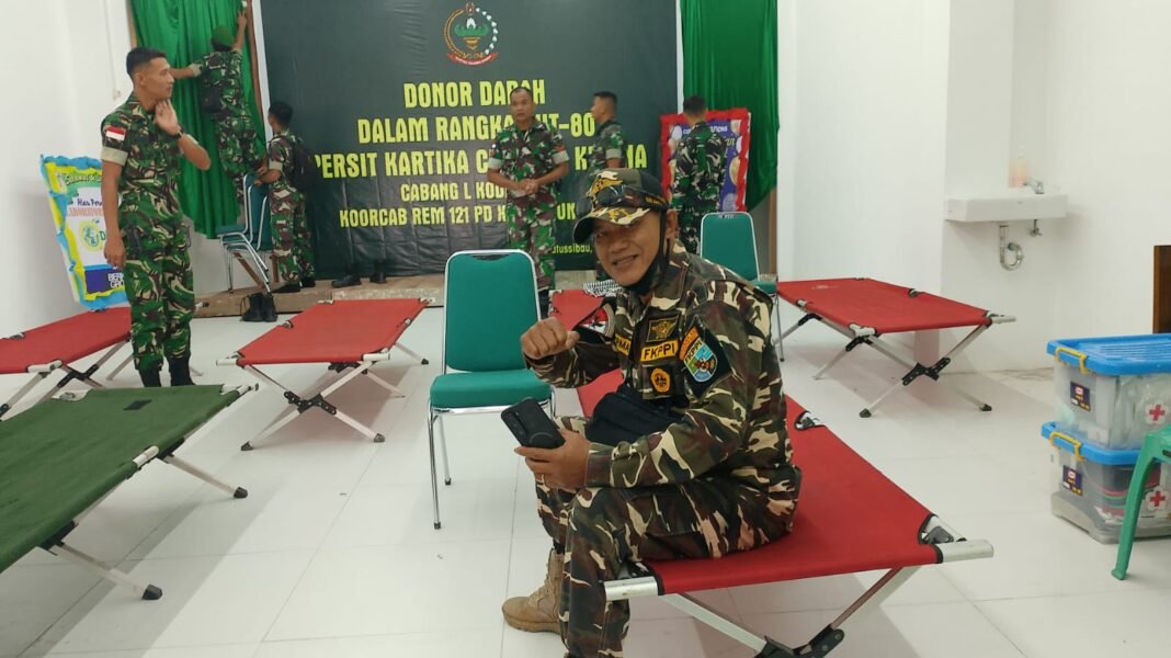 Kebersamaan : FKPPI Kapuas Hulu Aktif Ikut Donor Darah