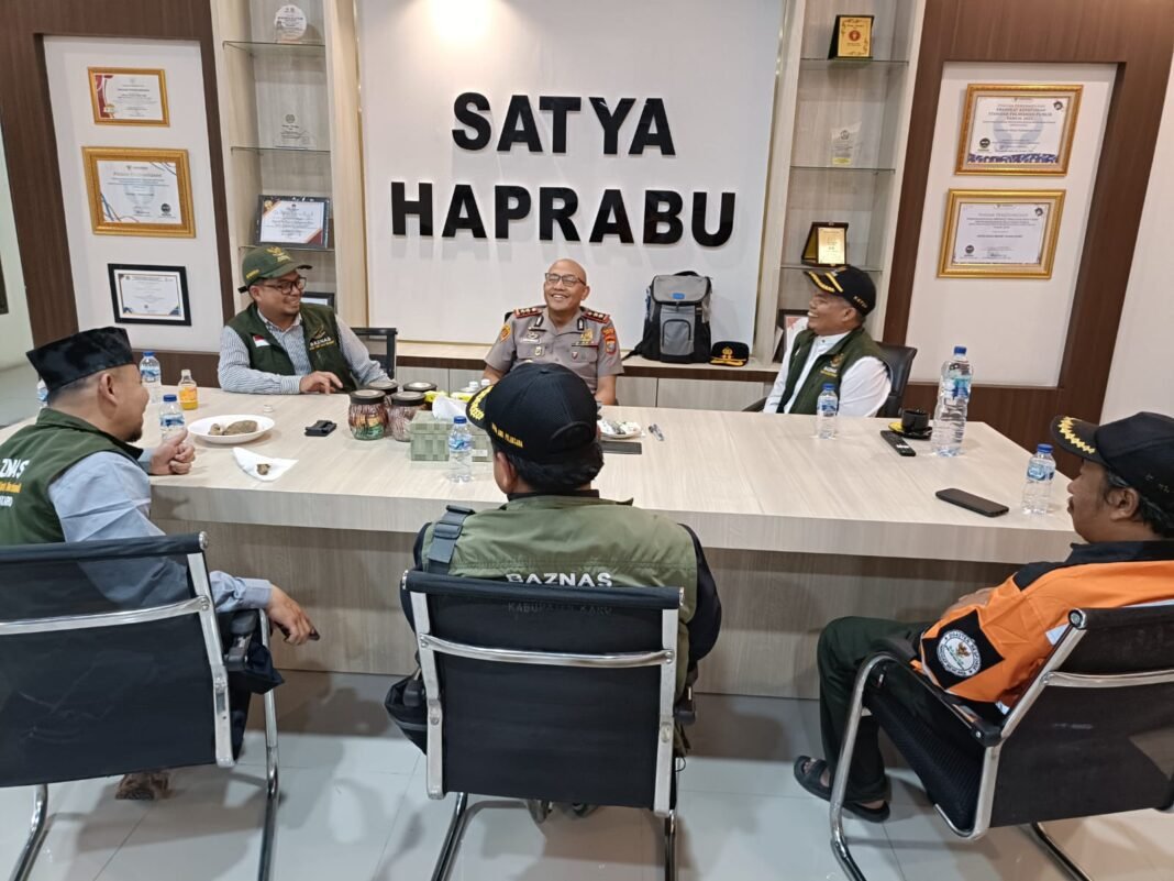 Perkuat Sinergi Sosial dan Kemanusiaan : BAZNAS Karo Silaturahmi ke Ruang Kapolres
