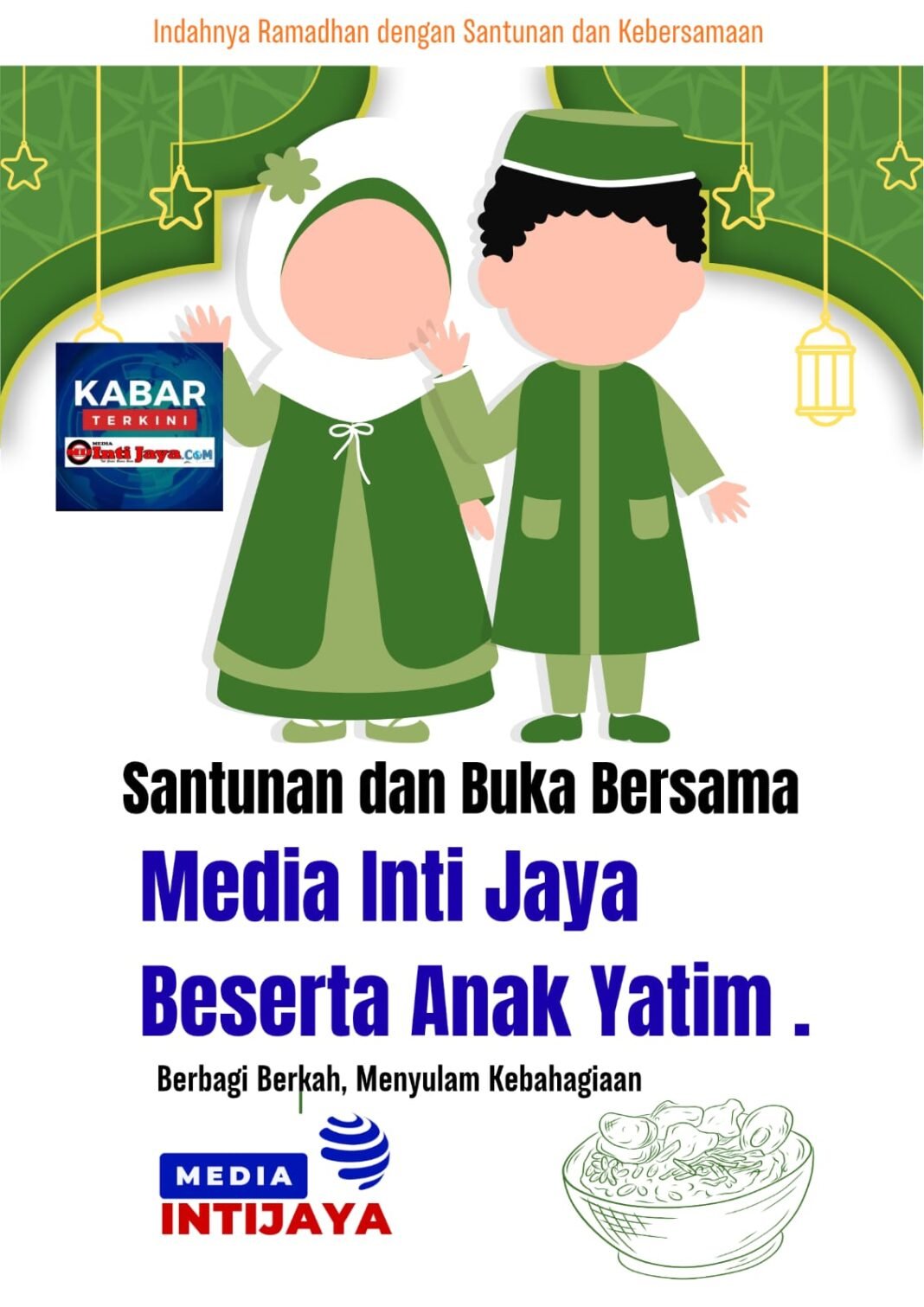 Keluarga Besar Media Inti Jaya, Kabiro Subang Akan Adakan Santunan Anak Yatim piatu Di Acara Bukber