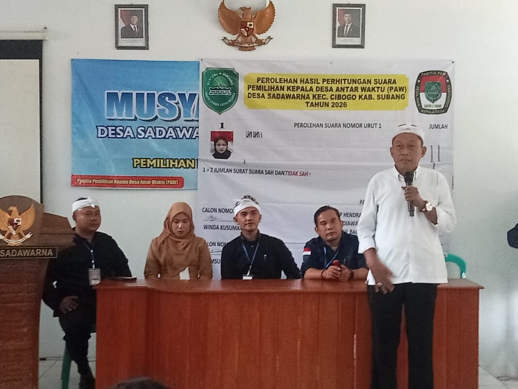 Samsuri Suganda Resmi Menjadi PAW Desa Sadawarna