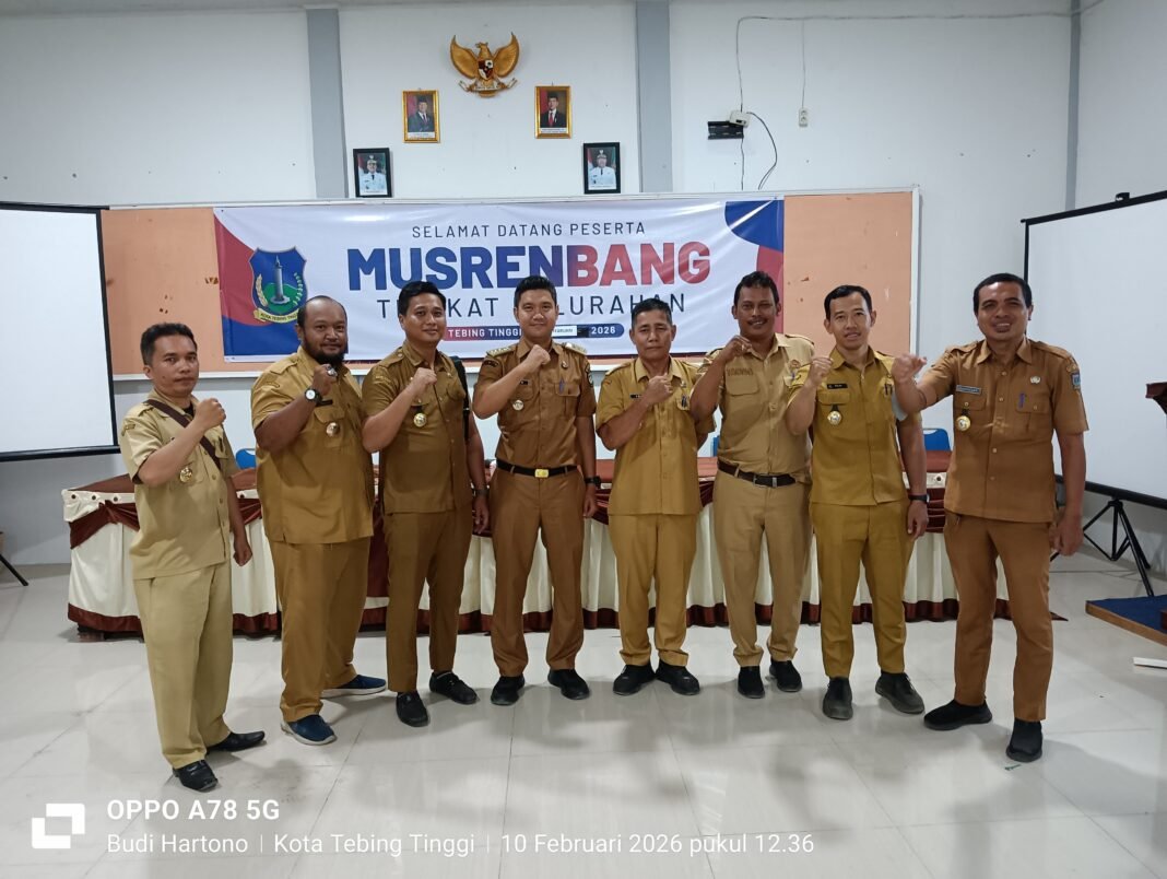Camat Bajenis Kota Tebing Tinggi Adakan Musrenbang Tingkat Kelurahan se-Kecamatan Bajenis