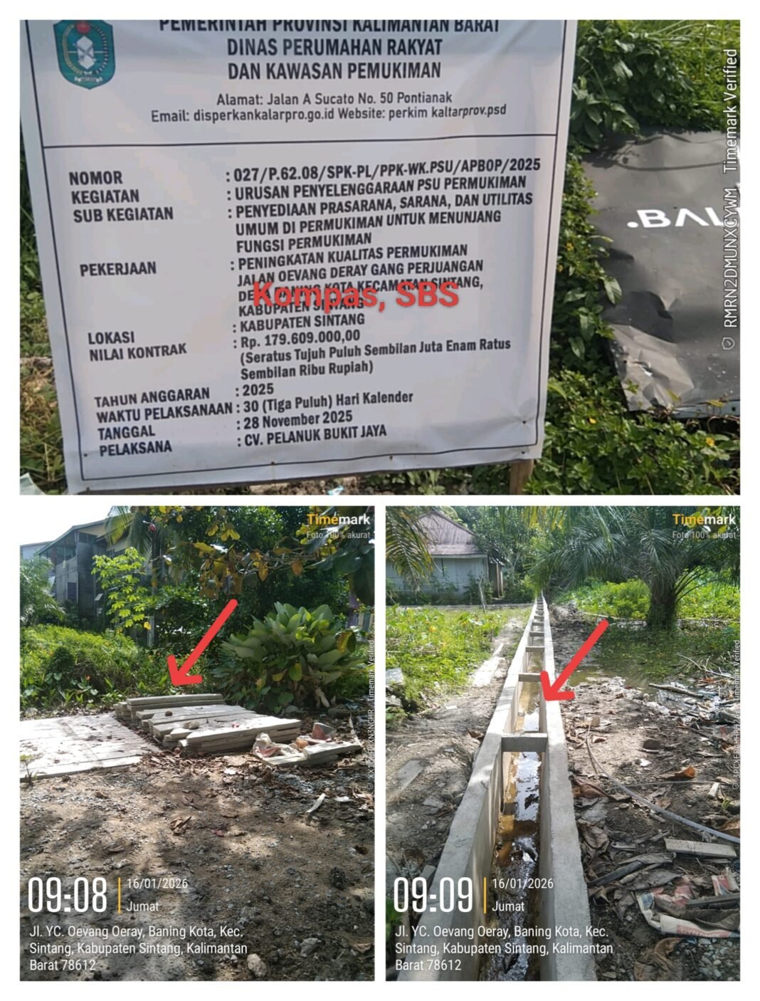 Turap Dicetak, Tapi Dinding di Cor Biasa. Proyek Perkim Kalbar Aneh