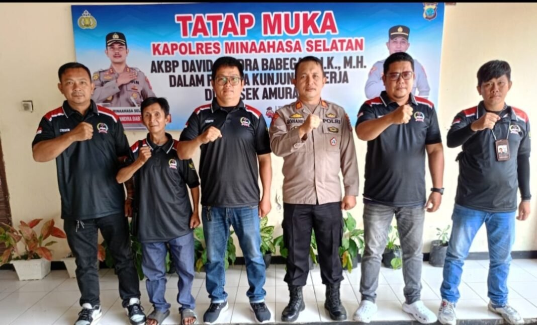 Kapolsek Amurang AKP Johanes Montolalu: Pers Pilar Demokrasi dan Mitra Strategis Polri
