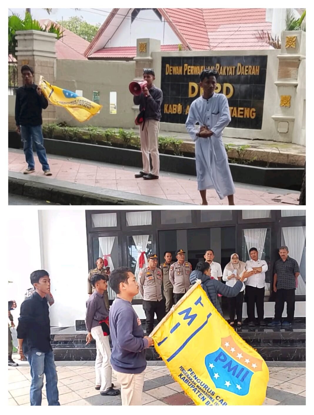 PMII Segel Gedung DPRD, Tantang Mafia BBM dan Aparat Buka-Bukaan Data!