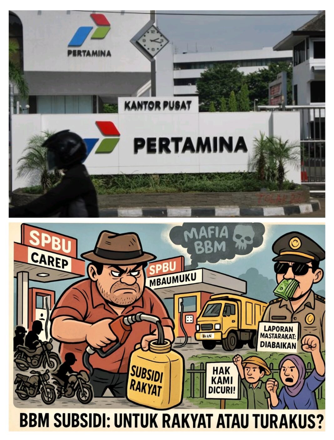 SKANDAL “SOLAR OPLOSAN” MAFIA KAKAP SULAWESI: PT Ronal Diduga Campur Limbah Avtur, Pertamina Tutup Mata..?