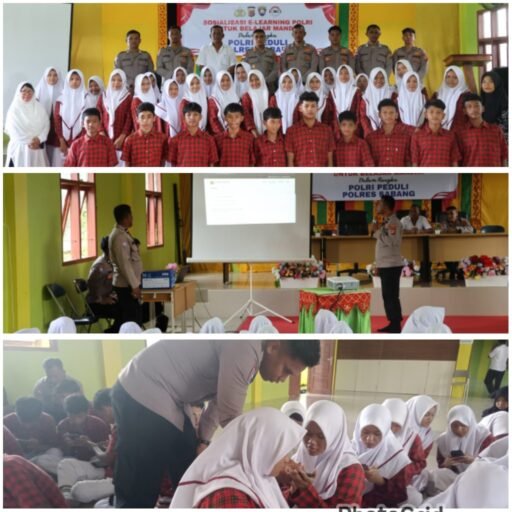 Sat Binmas Polres Sabang Sosialisasikan E-Learning “Polri Mengajar” di SMP Negeri 1 Sabang | Kompas.sbs.-News