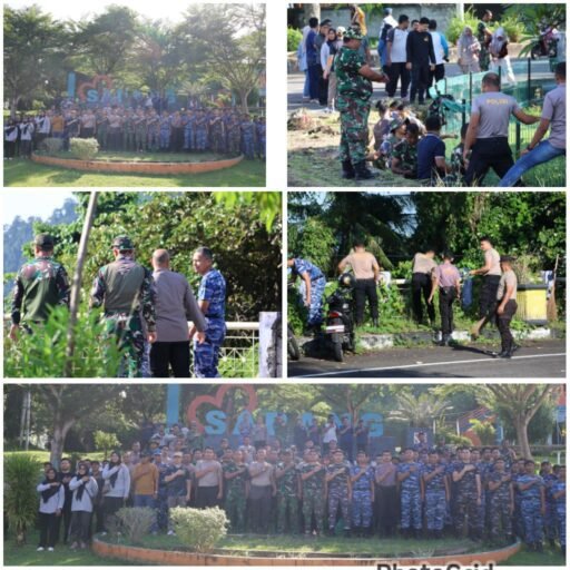 Dukung Gerakan Indonesia ASRI, TNI-Polri dan Forkopimda Gelar Jum’at Bersih di Taman I Love Sabang | News