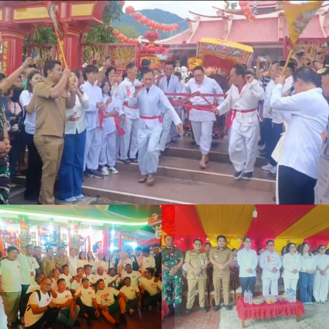 Harmonis Di Bulan Suci Ramadhan, Walikota Bitung Dan Wawali Bitung Buka Perayaan Cap Go Meh