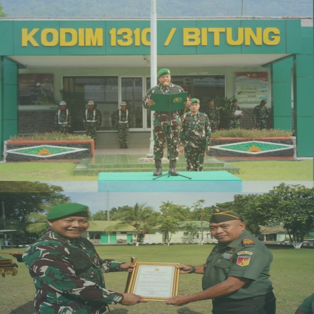 Anggota Pindah Satuan Dan Purna Tugas, Dandim 1310/Bitung Titipkan Pesan PentingÂ
