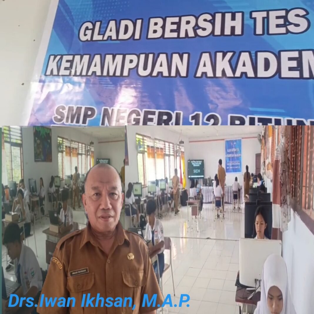 152 Siswa-Siswi Mengikut Gladi Tes Kemampuan Akademik, Berikut Ini Sampaikan Kepsek SMP Negeri 12