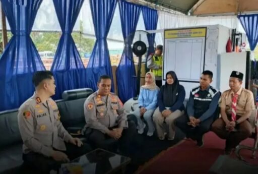 Kapolres Indramayu Cek Pos Pelayanan Ops Ketupat Lodaya 2026 Pos PAM SPBU Krangkeng