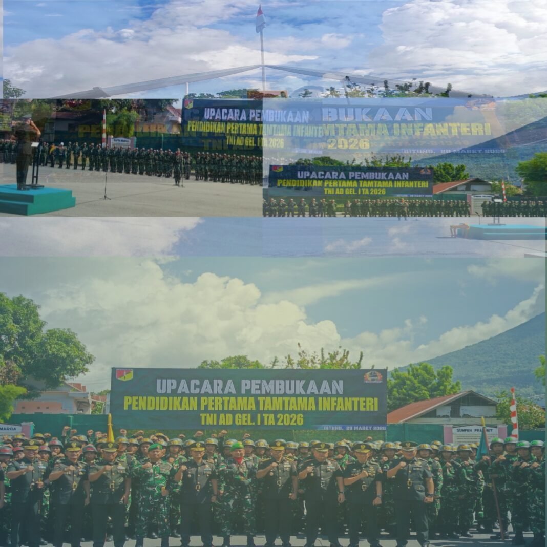 Letkol Inf Ade Jadi Komandan Upacara Pendidikan 355 Prajurit Tamtama Infanteri TNI AD Gel. l TA 2026