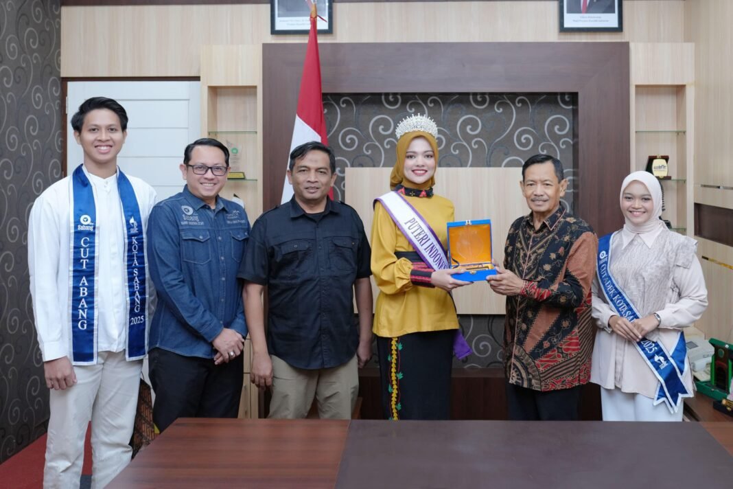 Wakil Wali kota sabang terima audiensi puteri indonesia aceh 2026, | Kompas.sbs.-News