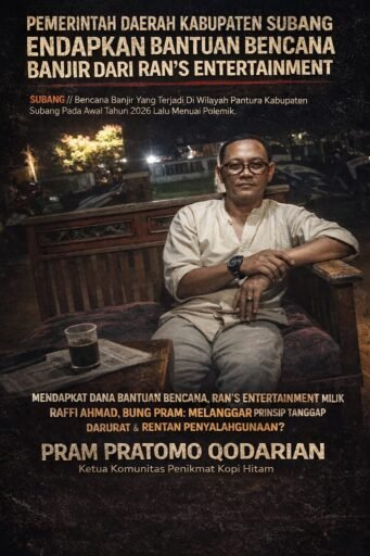 Pemerintah Daerah Kabupaten Subang Endapkan Bantuan Bencana Banjir Dari Ran’s Entertainment