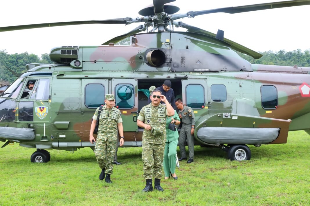 Kasad Resmikan Jembatan Bailey Sifalago Gomo di Kab. Nias Selatan Prov. Sumut