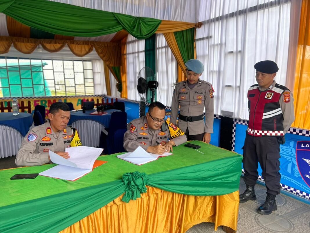 Kapolres Melawi Pantau Kesiapan Personel Pos Pam dan Pos Yan